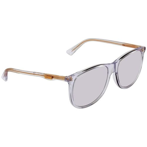 Kính Mát Gucci Grey Rectangular Unisex Sunglasses GG0263S 006 57